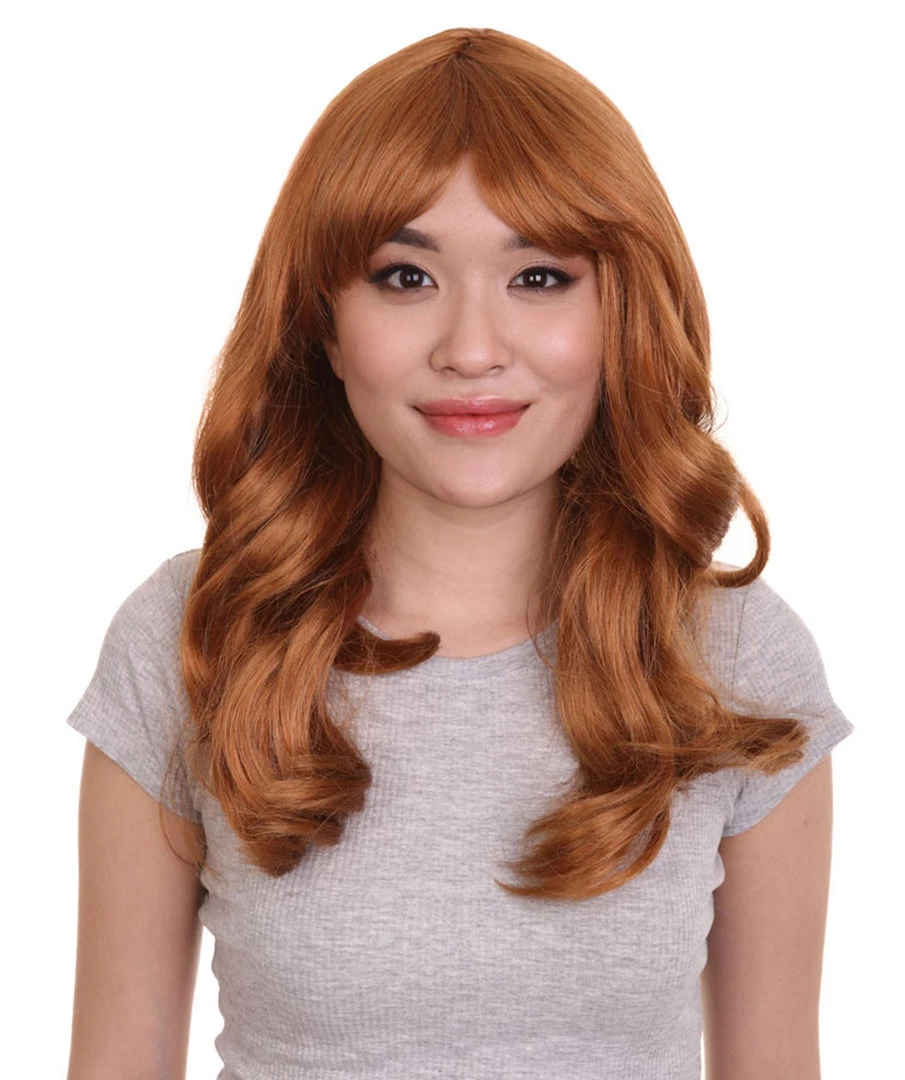 HPO Home For Peculiar Children Olive Wig | TV/Movie Cosplay Halloween Gold Wig | Premium Breathable Capless Cap Women's 2 HPO Home For Peculiar Children Olive Wig | TV/Movie Cosplay Halloween Gold Wig | Premium Breathable Capless Cap Women's