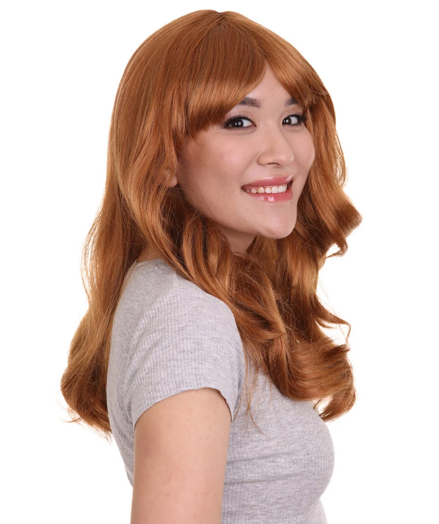 HPO Home For Peculiar Children Olive Wig | TV/Movie Cosplay Halloween Gold Wig | Premium Breathable Capless Cap Women's 7 HPO Home For Peculiar Children Olive Wig | TV/Movie Cosplay Halloween Gold Wig | Premium Breathable Capless Cap Women's