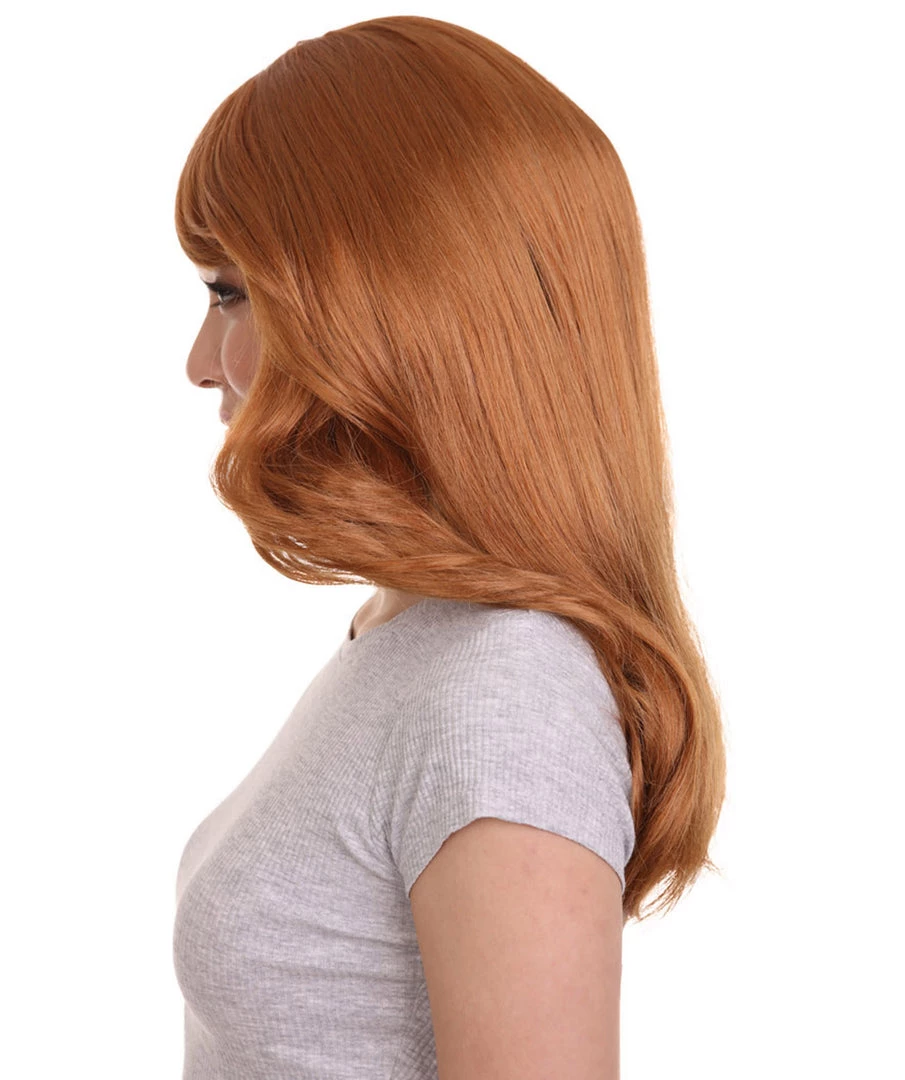 HPO Home For Peculiar Children Olive Wig | TV/Movie Cosplay Halloween Gold Wig | Premium Breathable Capless Cap Women's 4 HPO Home For Peculiar Children Olive Wig | TV/Movie Cosplay Halloween Gold Wig | Premium Breathable Capless Cap Women's