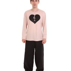 HPO Adult Men's My Heart Is Broken Long Sleeve Costumes | Halloween Costume Collections Men's Costumes