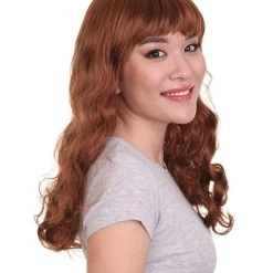HPO Womens Pin Up Girl Wig | Party Ready Fancy Cosplay Halloween Wig | Premium Breathable Capless Cap