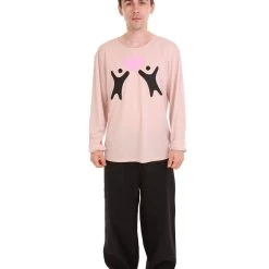 HPO Adult Men's Valentine's Day Falling In Love Long Sleeve Costumes | Nude Cosplay Costume