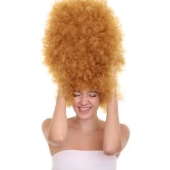 HPO Women Super Jumbo Afro Wig | Premium Breathable Capless Cap Women's