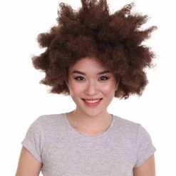 HPO Women's Womens Soldier Movie Afro | Cosplay Wig | Premium Breathable Capless Cap