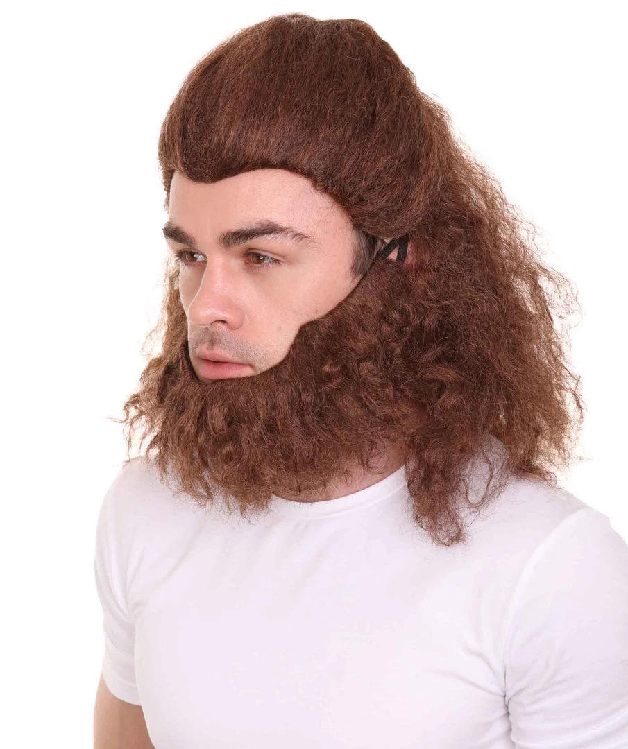 HPO The Beast Mens Wig | Brown Cosplay Wig | Premium Breathable Capless Cap Men's 4 HPO The Beast Mens Wig | Brown Cosplay Wig | Premium Breathable Capless Cap Men's