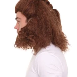 HPO The Beast Mens Wig | Brown Cosplay Wig | Premium Breathable Capless Cap Men's 15 HPO The Beast Mens Wig | Brown Cosplay Wig | Premium Breathable Capless Cap Men's