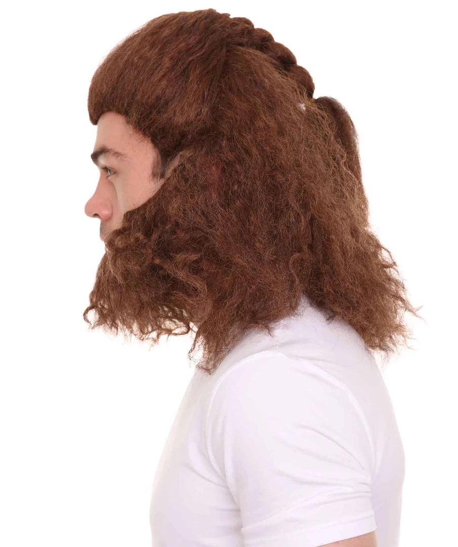 HPO The Beast Mens Wig | Brown Cosplay Wig | Premium Breathable Capless Cap Men's 5 HPO The Beast Mens Wig | Brown Cosplay Wig | Premium Breathable Capless Cap Men's