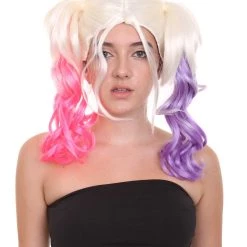 HPO Womens Miss Chievous Wig | Ponytail TV/Movie Wigs | Premium Breathable Capless Cap