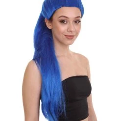 HPO Snger Womens Wig | Blond Pop Star One Side Ponytail Celebrity Wig | Premium Breathable Capless Cap 28 HPO Snger Womens Wig | Blond Pop Star One Side Ponytail Celebrity Wig | Premium Breathable Capless Cap