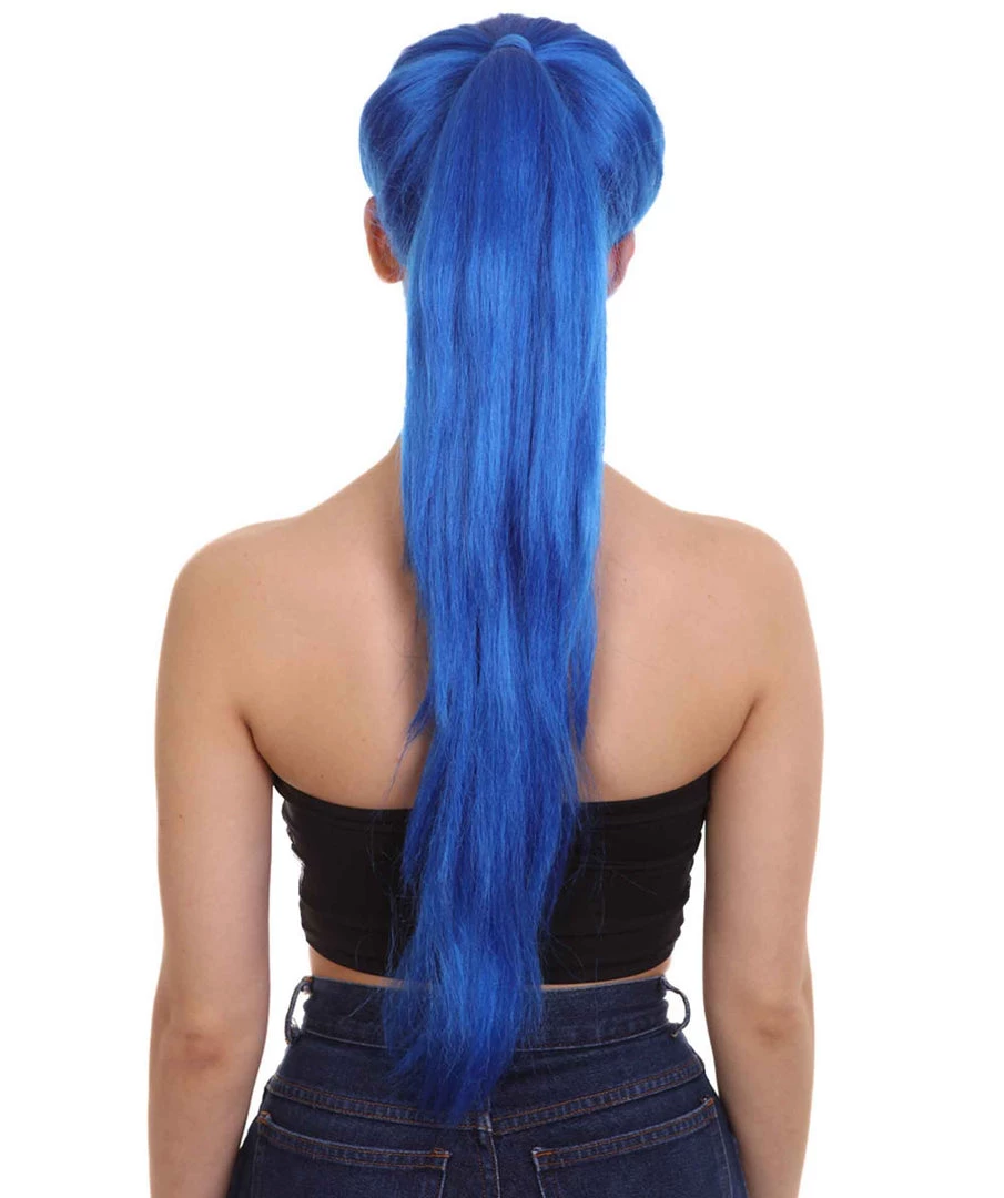 HPO Snger Womens Wig | Blond Pop Star One Side Ponytail Celebrity Wig | Premium Breathable Capless Cap 4 HPO Snger Womens Wig | Blond Pop Star One Side Ponytail Celebrity Wig | Premium Breathable Capless Cap