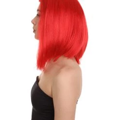 HPO Womens Superhero Red Wig | TV/Movie Wigs | Premium Breathable Capless Cap 10 HPO Womens Superhero Red Wig | TV/Movie Wigs | Premium Breathable Capless Cap