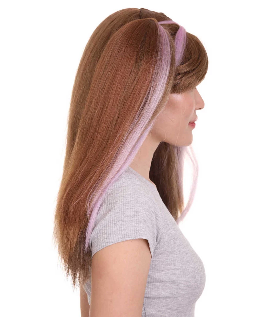 HPO Women's Unisex The Clown Wig | Blond Sexy Cosplay Party Halloween Wig | Premium Breathable Capless Cap 5 HPO Women's Unisex The Clown Wig | Blond Sexy Cosplay Party Halloween Wig | Premium Breathable Capless Cap