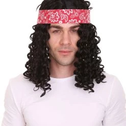 HPO Sportsman Wig | Black With Band | Premium Breathable Capless Cap Kids