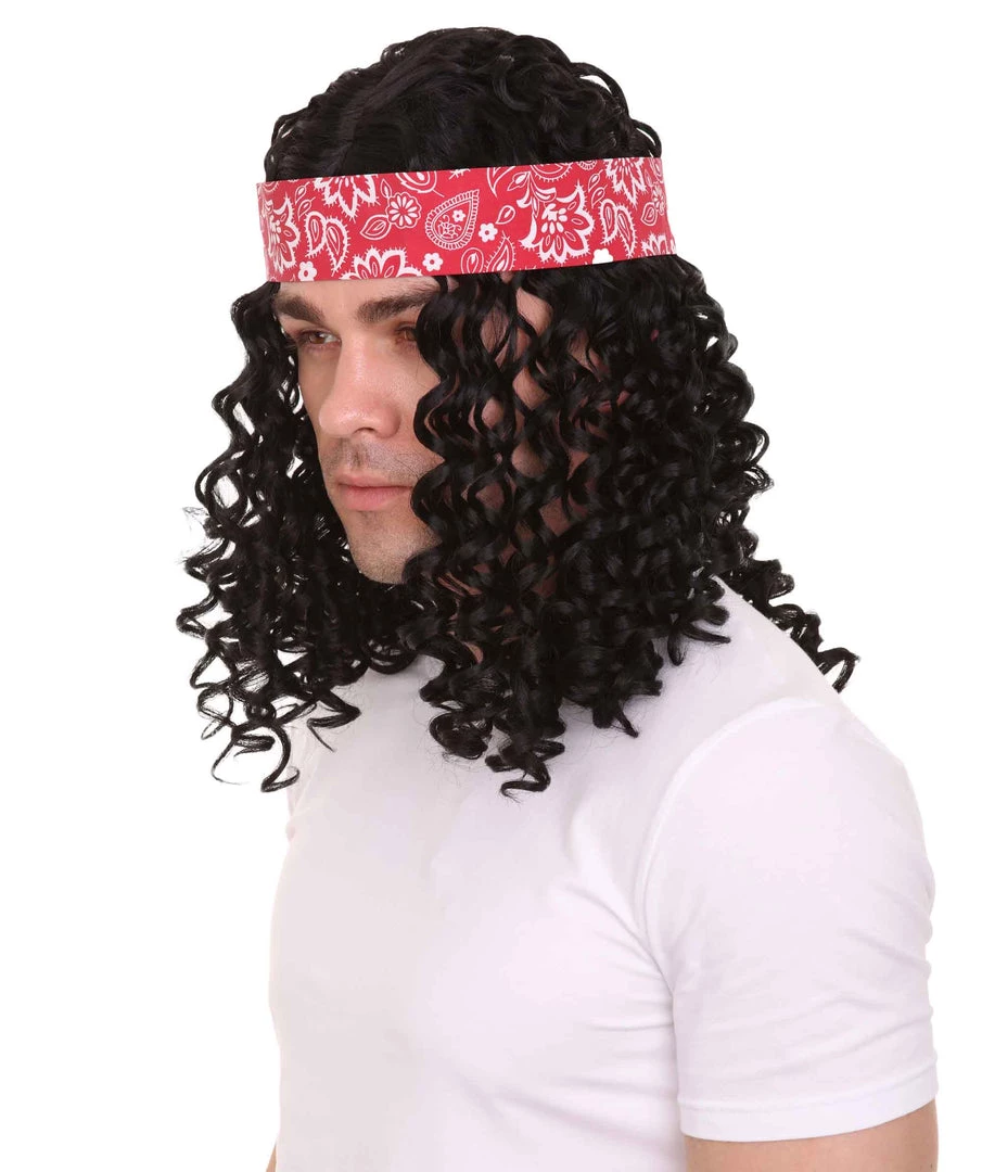 HPO Sportsman Wig | Black With Band | Premium Breathable Capless Cap Kids 4 HPO Sportsman Wig | Black With Band | Premium Breathable Capless Cap Kids