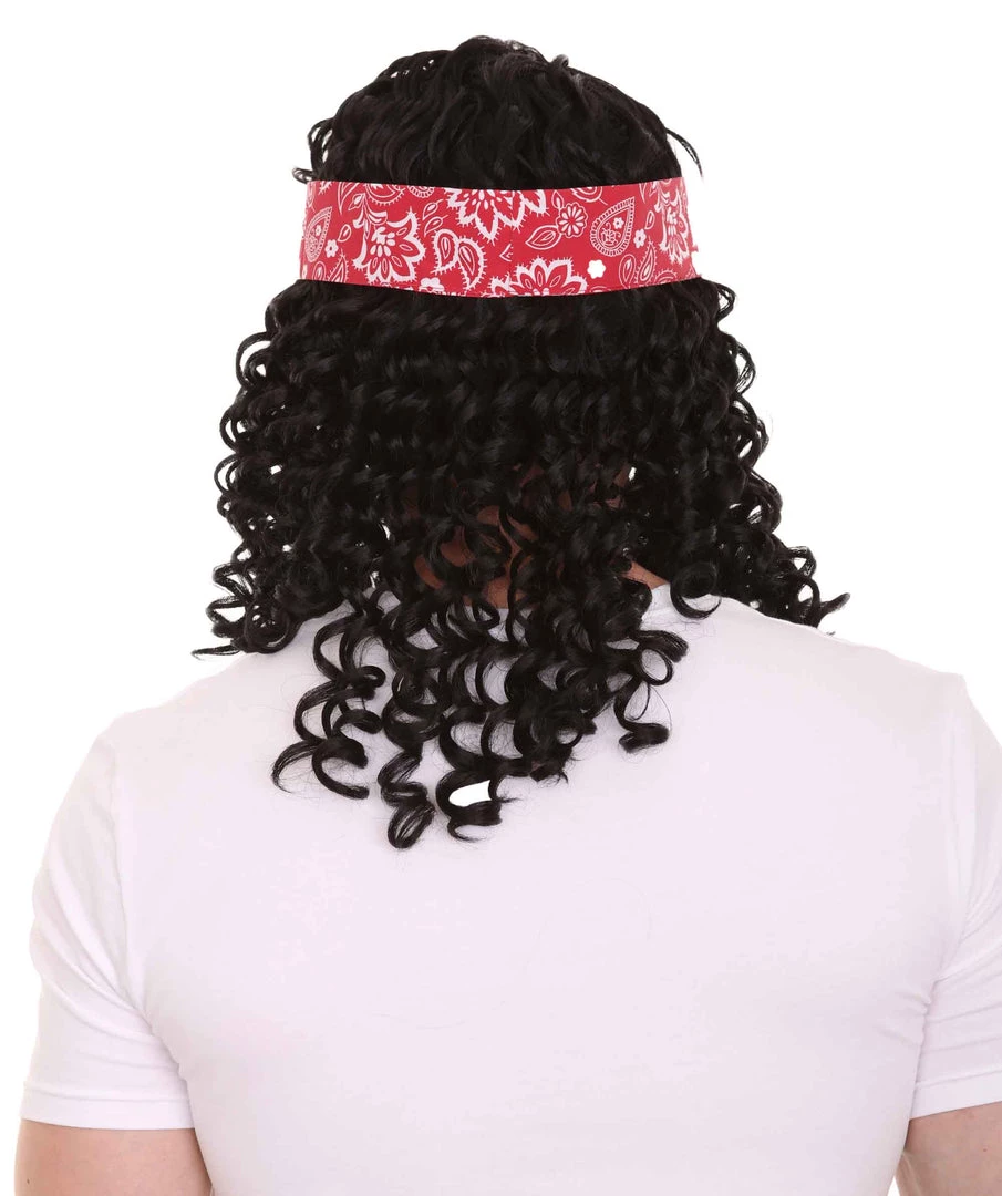 HPO Sportsman Wig | Black With Band | Premium Breathable Capless Cap Kids 5 HPO Sportsman Wig | Black With Band | Premium Breathable Capless Cap Kids