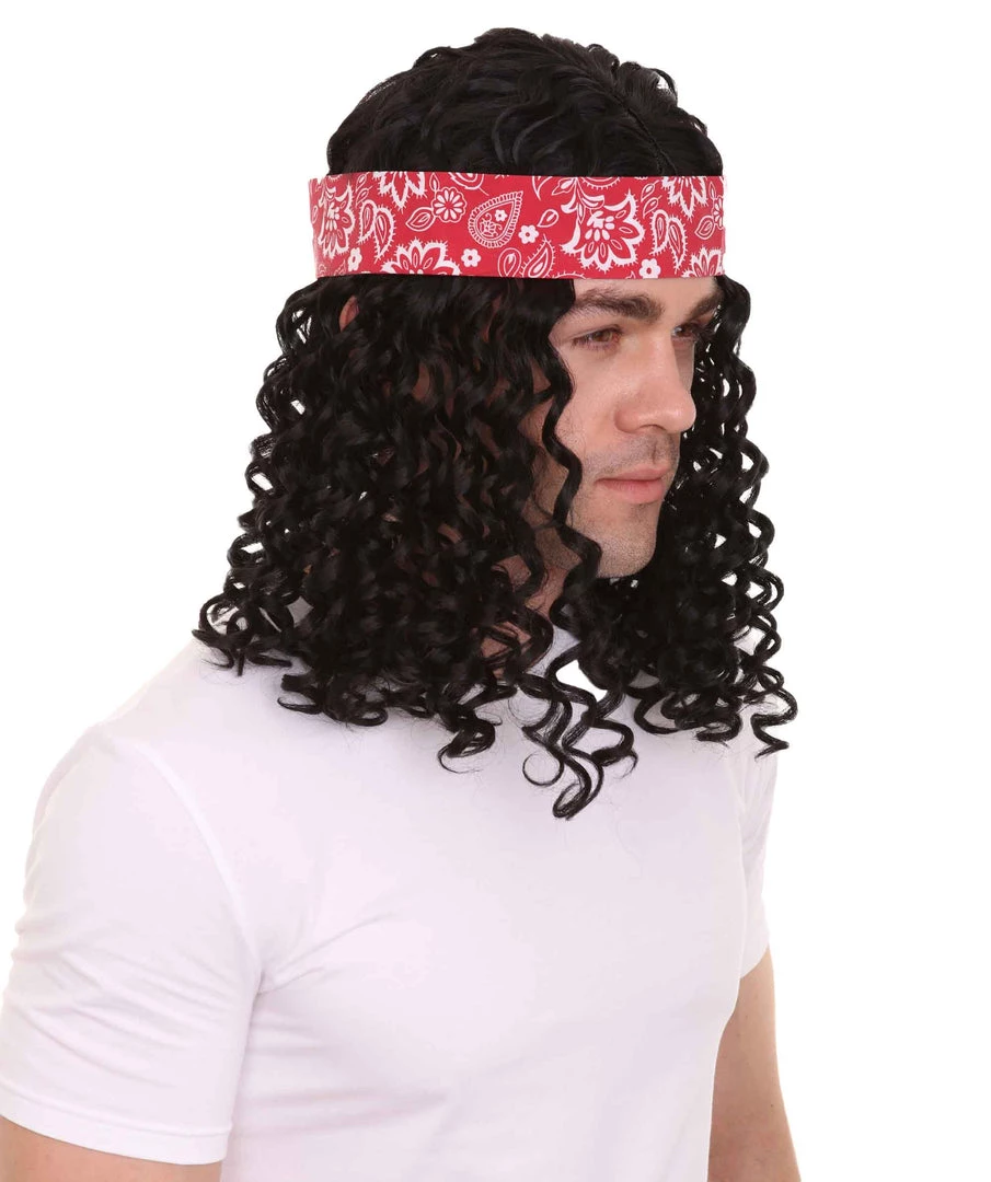 HPO Sportsman Wig | Black With Band | Premium Breathable Capless Cap Kids 7 HPO Sportsman Wig | Black With Band | Premium Breathable Capless Cap Kids