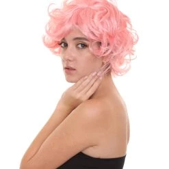 HPO Men's Pink Womens Wig | Coral Pink TV/Movie Party Ready Fancy Cosplay Halloween Wig | Premium Breathable Capless Cap 15 HPO Men's Pink Womens Wig | Coral Pink TV/Movie Party Ready Fancy Cosplay Halloween Wig | Premium Breathable Capless Cap