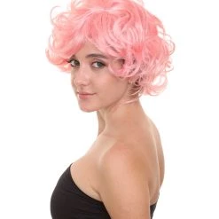 HPO Men's Pink Womens Wig | Coral Pink TV/Movie Party Ready Fancy Cosplay Halloween Wig | Premium Breathable Capless Cap 16 HPO Men's Pink Womens Wig | Coral Pink TV/Movie Party Ready Fancy Cosplay Halloween Wig | Premium Breathable Capless Cap