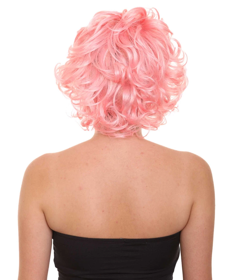 HPO Men's Pink Womens Wig | Coral Pink TV/Movie Party Ready Fancy Cosplay Halloween Wig | Premium Breathable Capless Cap 5 HPO Men's Pink Womens Wig | Coral Pink TV/Movie Party Ready Fancy Cosplay Halloween Wig | Premium Breathable Capless Cap