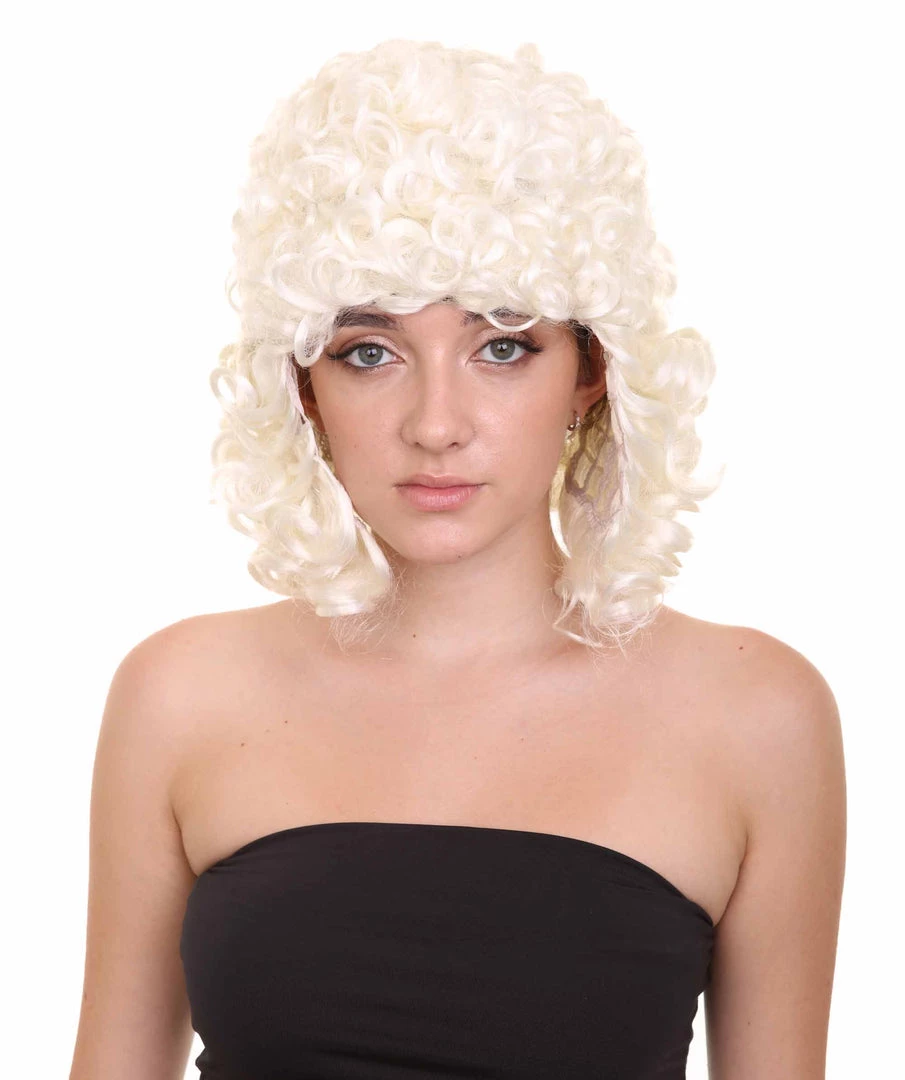HPO Women's Womens Judge Wig | White TV/Movie Wig 1 HPO Women's Womens Judge Wig | White TV/Movie Wig