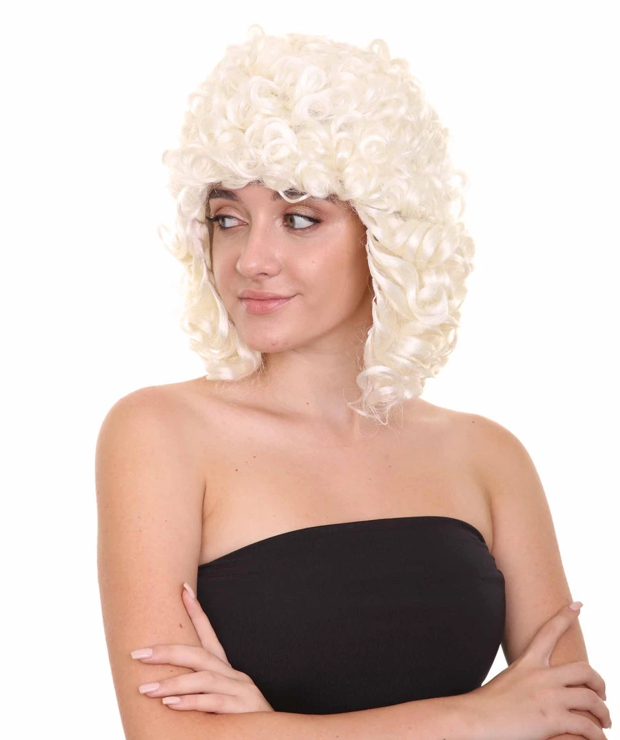HPO Women's Womens Judge Wig | White TV/Movie Wig 2 HPO Women's Womens Judge Wig | White TV/Movie Wig