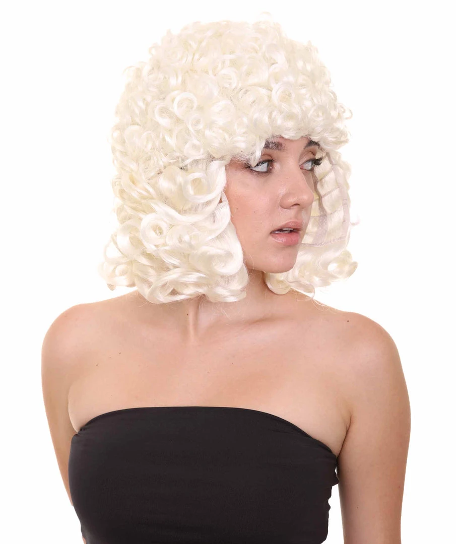 HPO Women's Womens Judge Wig | White TV/Movie Wig 6 HPO Women's Womens Judge Wig | White TV/Movie Wig