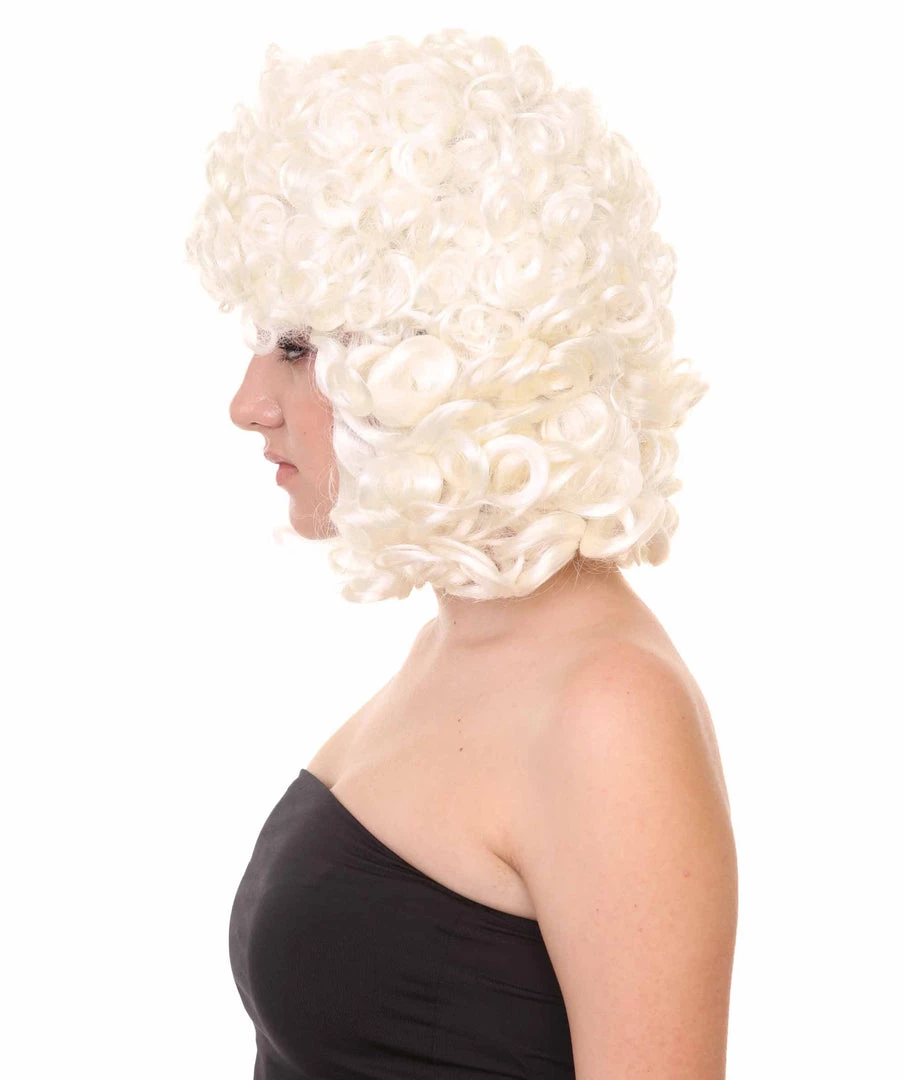 HPO Women's Womens Judge Wig | White TV/Movie Wig 3 HPO Women's Womens Judge Wig | White TV/Movie Wig