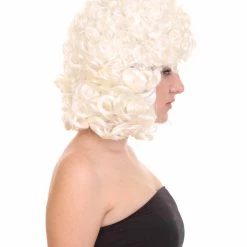 HPO Women's Womens Judge Wig | White TV/Movie Wig 13 HPO Women's Womens Judge Wig | White TV/Movie Wig