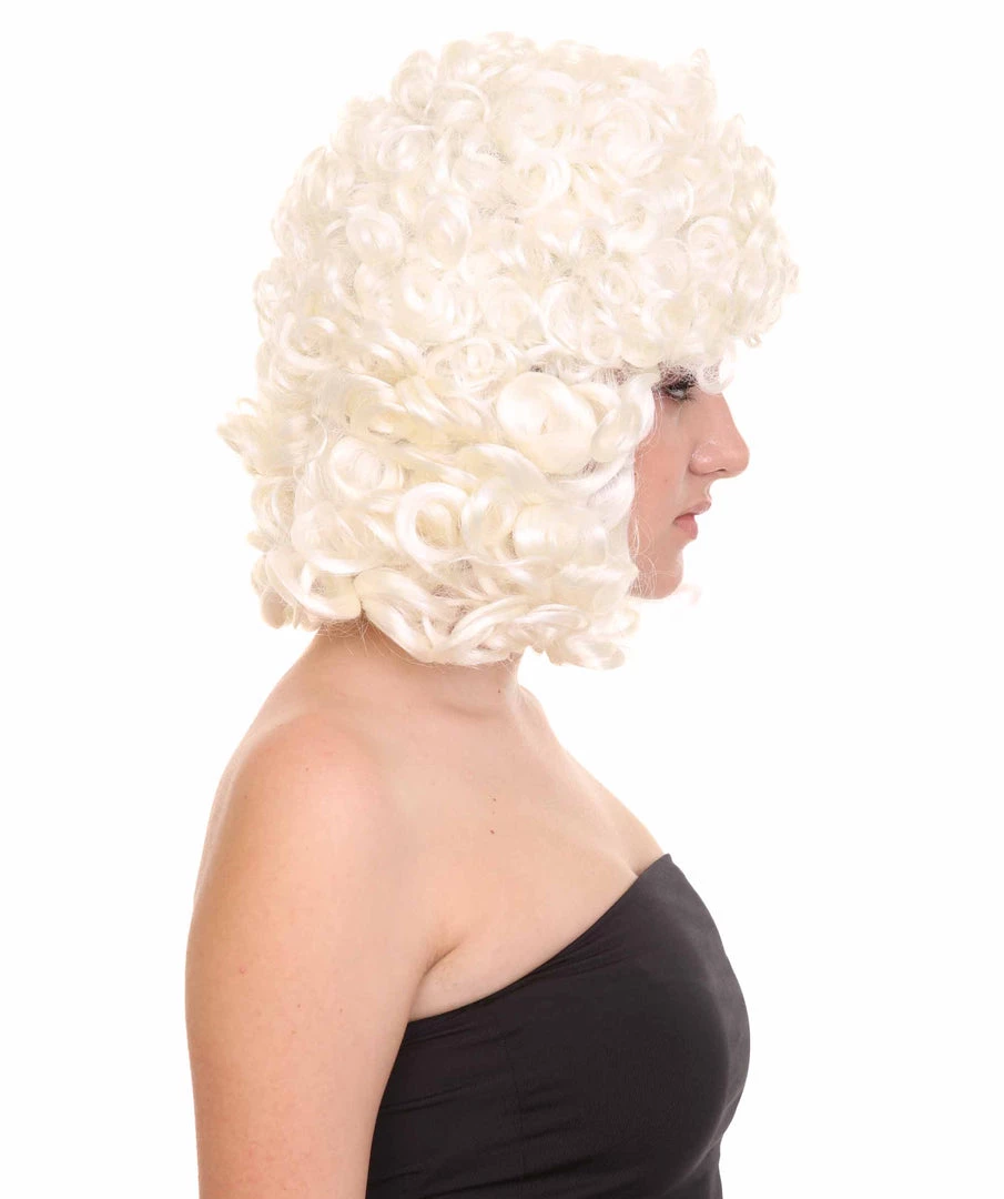 HPO Women's Womens Judge Wig | White TV/Movie Wig 5 HPO Women's Womens Judge Wig | White TV/Movie Wig