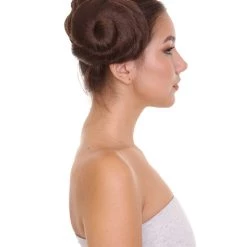 Galactic Space Buns | Women's Brunette Movie And Character Hair Extensions | HPO