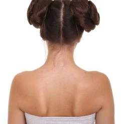 Galactic Space Buns | Women's Brunette Movie And Character Hair Extensions | HPO