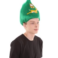 FLAGWIGS Men's Flag Troll Wig | Cosplay Halloween Wig | Premium Breathable Capless Cap