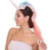 PRYZM Unicorn Headdress | Womens Long Colorful Majestic Unicorn Mohawk Headpiece | Breathable Cap Design
