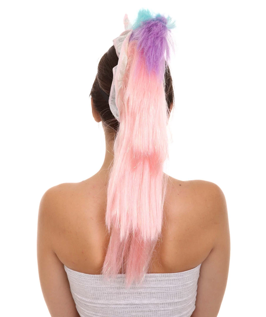 PRYZM Unicorn Headdress | Womens Long Colorful Majestic Unicorn Mohawk Headpiece | Breathable Cap Design 7 PRYZM Unicorn Headdress | Womens Long Colorful Majestic Unicorn Mohawk Headpiece | Breathable Cap Design