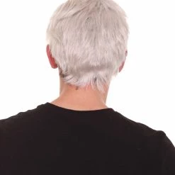 HPO Men's Fantasy Adventure Wig | White Grey Wigs | Premium Breathable Capless Cap 12 HPO Men's Fantasy Adventure Wig | White Grey Wigs | Premium Breathable Capless Cap