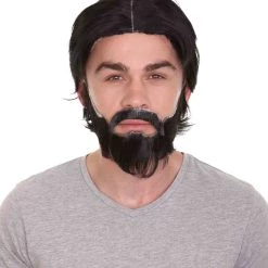 HPO Men's TV Movie Star Wig | Black Wigs | Premium Breathable Capless Cap