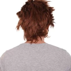 HPO Men's TV Movie Character Wig | Burgundy Wigs | Premium Breathable Capless Cap 14 HPO Men's TV Movie Character Wig | Burgundy Wigs | Premium Breathable Capless Cap