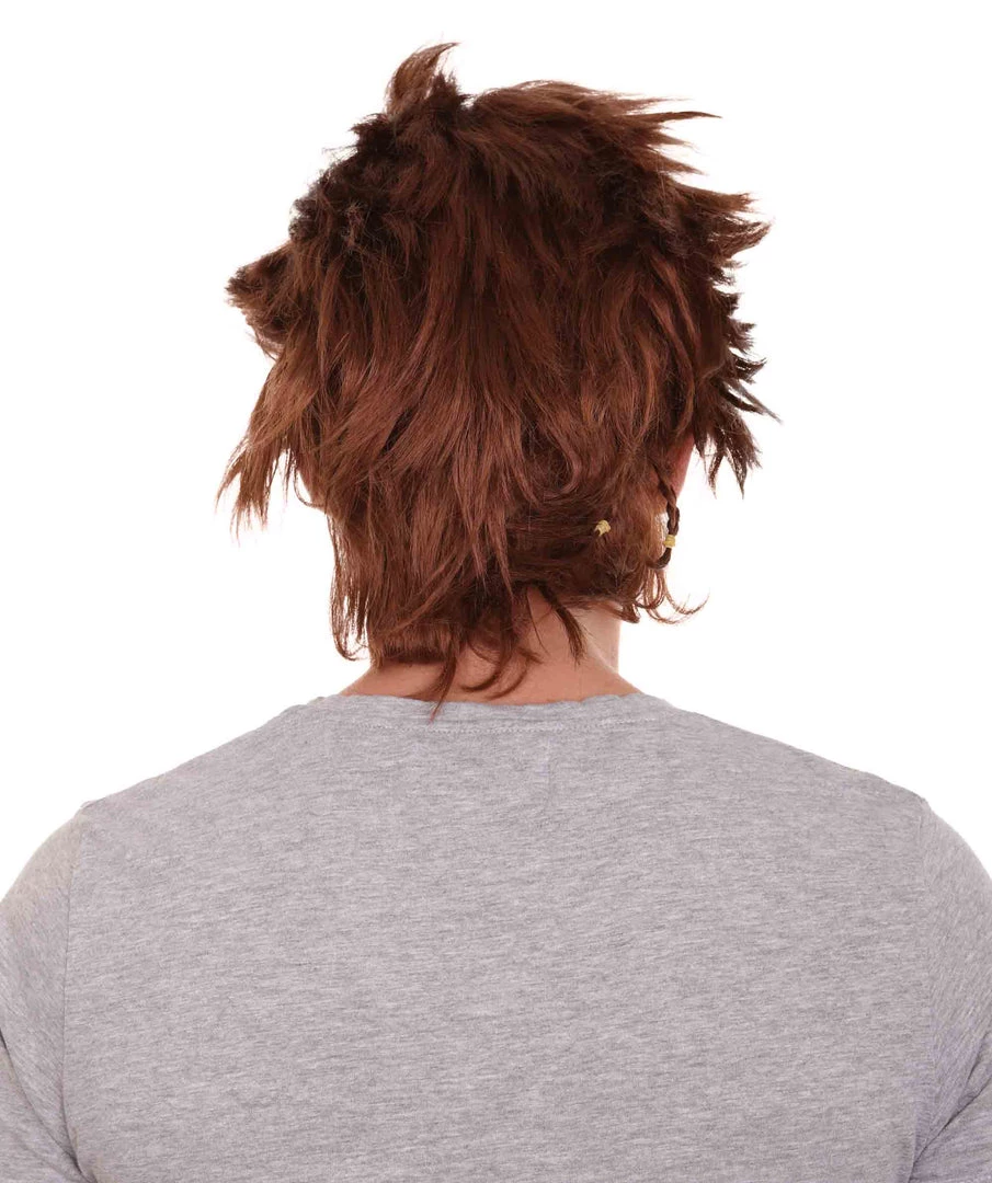 HPO Men's TV Movie Character Wig | Burgundy Wigs | Premium Breathable Capless Cap 5 HPO Men's TV Movie Character Wig | Burgundy Wigs | Premium Breathable Capless Cap