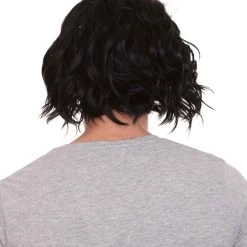 HPO Star Movie | Men's Medium Straight Black Wig | Premium Breathable Capless Cap 11 HPO Star Movie | Men's Medium Straight Black Wig | Premium Breathable Capless Cap