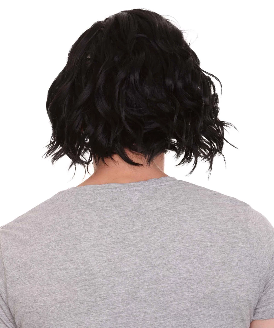 HPO Star Movie | Men's Medium Straight Black Wig | Premium Breathable Capless Cap 4 HPO Star Movie | Men's Medium Straight Black Wig | Premium Breathable Capless Cap