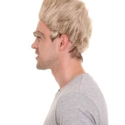 HPO Men's Dragon Trainer Wig | Ash Blonde Wigs | Premium Breathable Capless Cap