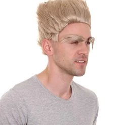 HPO Men's Dragon Trainer Wig | Ash Blonde Wigs | Premium Breathable Capless Cap