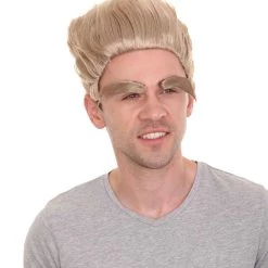 HPO Men's Dragon Trainer Wig | Ash Blonde Wigs | Premium Breathable Capless Cap