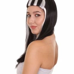 HPO Monster Womens Wig | Two Toned Long Cosplay Halloween Wig | Premium Breathable Capless Cap Women's 11 HPO Monster Womens Wig | Two Toned Long Cosplay Halloween Wig | Premium Breathable Capless Cap Women's