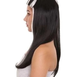 HPO Monster Womens Wig | Two Toned Long Cosplay Halloween Wig | Premium Breathable Capless Cap Women's 12 HPO Monster Womens Wig | Two Toned Long Cosplay Halloween Wig | Premium Breathable Capless Cap Women's