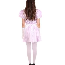HPO Adult Women's French Apron Maid Uniform Costume | Light Purple Cosplay Costume 13 HPO Adult Women's French Apron Maid Uniform Costume | Light Purple Cosplay Costume