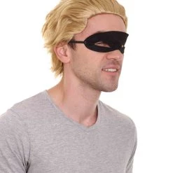 HPO Superhero Family Mens Wig With Mask Set | Movie Cosplay Halloween Wig | Premium Breathable Capless Cap