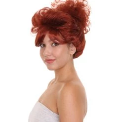 HPO TV Womens Wig | TV/Movie Celebrity Fancy Party Event Ready Halloween Wig | Premium Breathable Capless Cap Women's