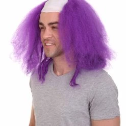 HPO Bald Clown Mens Wig | Multiple Color Choice Men's 75 HPO Bald Clown Mens Wig | Multiple Color Choice Men's