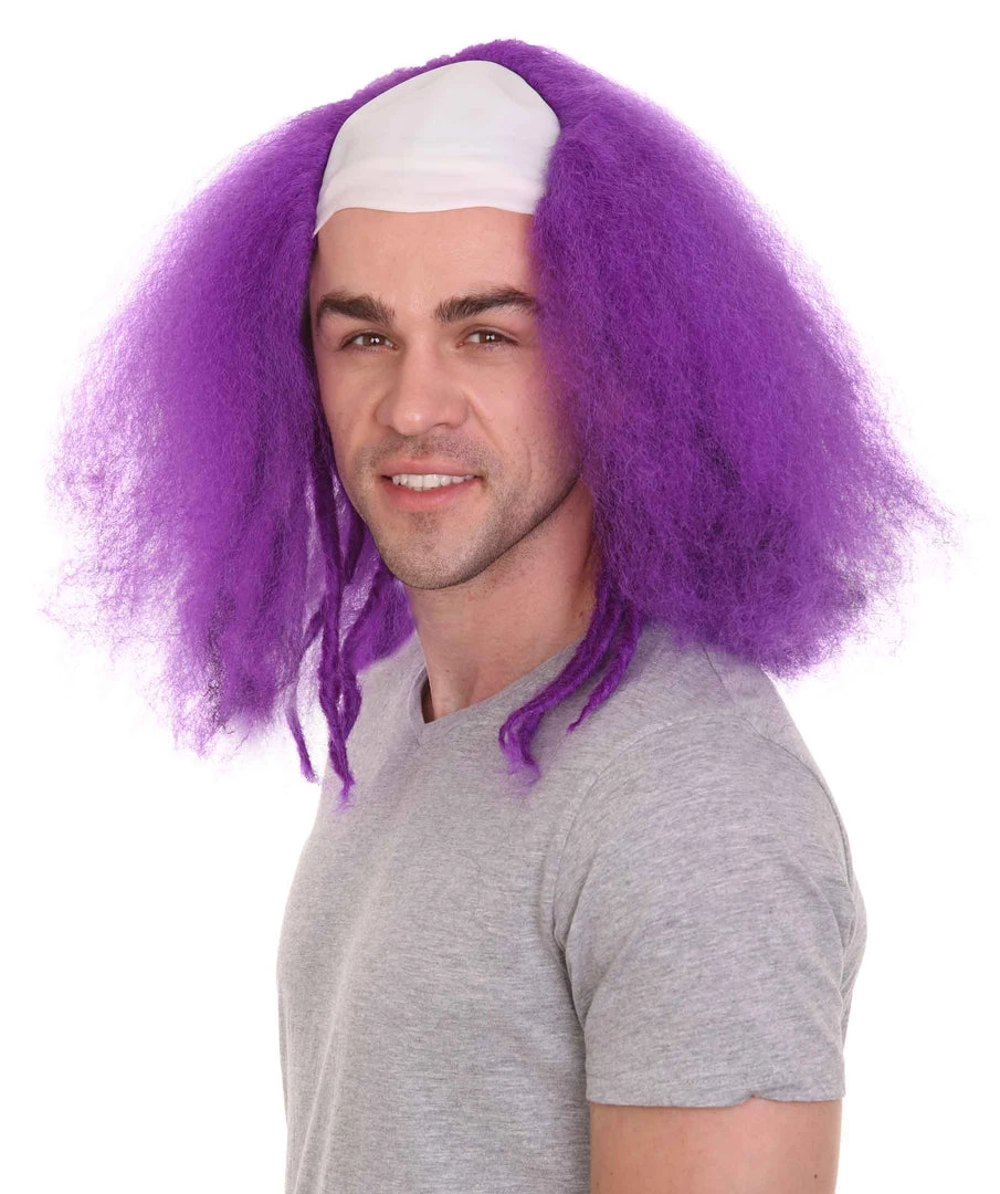 HPO Bald Clown Mens Wig | Multiple Color Choice Men's 9 HPO Bald Clown Mens Wig | Multiple Color Choice Men's